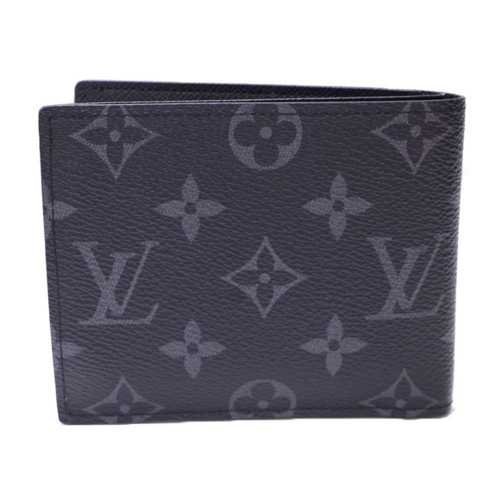 Louis Vuitton Monogram Eclipse Folding Wallet Bla… - image 2